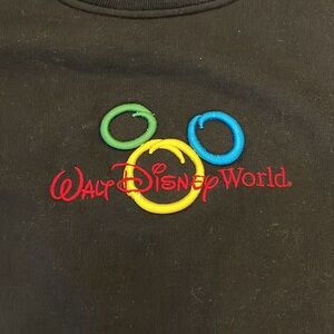 Vtg Walt Disney World Mickey Mouse Embroidered Heavy Cotton Sweatshirt Size XXXL